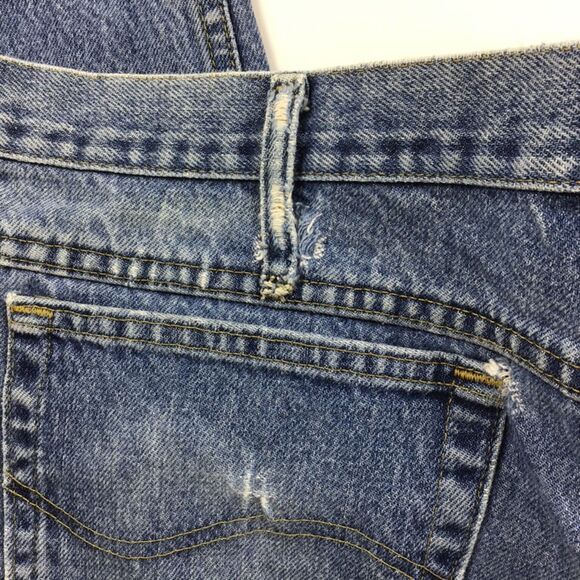 Lee Men's Blue and Brown Jeans - Picture 6 of 11